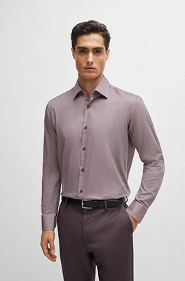 Regular-fit shirt easy-iron Oxford stretch cotton