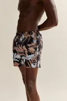 Fully lined swim shorts with seasonal print