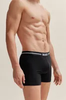 Three-pack of boxer briefs stretch cotton