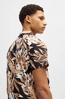 Regular-fit shirt with seasonal print