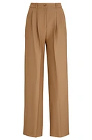 Regular-fit trousers virgin-wool twill