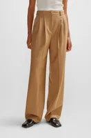 Regular-fit trousers virgin-wool twill