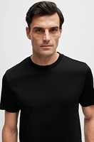 Mercerised-cotton T-shirt a regular fit