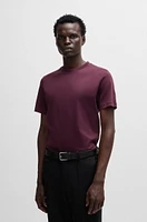 Mercerised-cotton T-shirt a regular fit