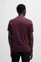 Mercerised-cotton T-shirt a regular fit