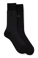 Two-pack of socks a cotton blend