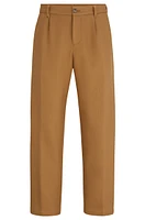 Straight-fit trousers cotton