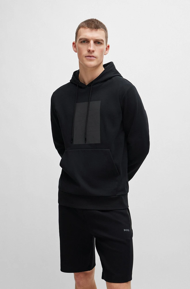 Regular-fit hoodie with seasonal artwork