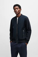 Porsche x BOSS bomber jacket with embroidered logo