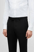 Slim-fit trousers virgin wool with stretch