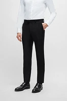 Slim-fit trousers virgin wool with stretch