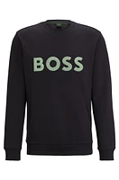 Sweatshirt with 3D-molded logo