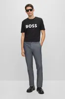 BOSS - Slim-fit trousers Dark Blue