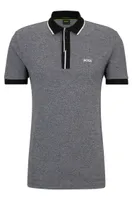 Cotton-piqué polo shirt with embroidered logo