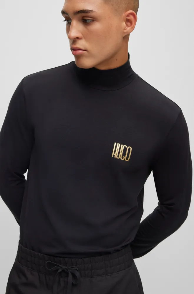 Slim Fit Mock-turtleneck Shirt