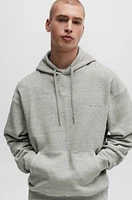 Regular-fit hoodie with embroidered logo