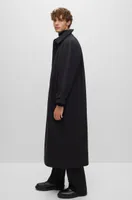 Regular-fit coat virgin wool and cashmere