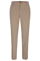 Regular-fit trousers patterned stretch cotton