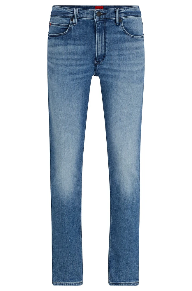 Extra-slim-fit jeans blue stretch denim