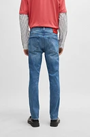 Extra-slim-fit jeans blue stretch denim