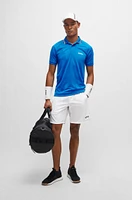 BOSS x MATTEO BERRETTINI quick-drying regular-fit shorts with logo print