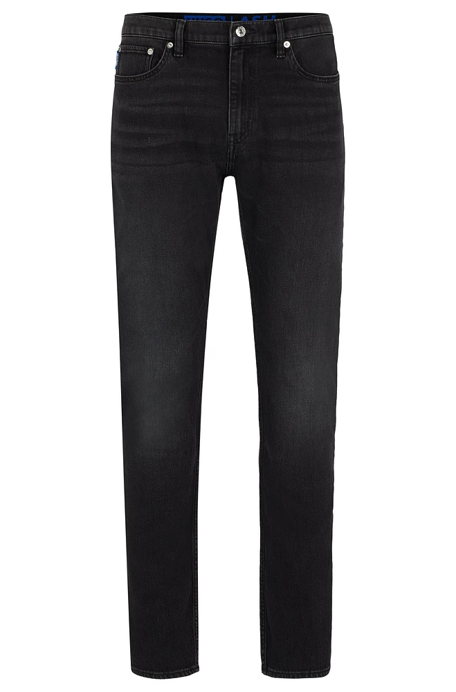 Slim-fit jeans black stretch denim