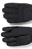 BOSS x Perfect Moment mixed-material ski gloves with leather