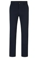 Pantalones tapered fit confeccionados en algodón estructurado