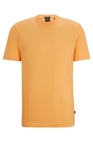 Regular-fit T-shirt structured mercerized cotton