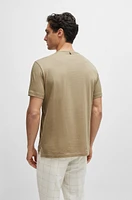 Camiseta regular fit de algodón con costuras ergonómicas