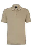 BOSS - Regular-fit polo shirt Khaki