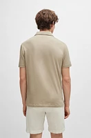 BOSS - Regular-fit polo shirt Khaki