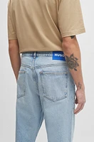 Baggy-fit jeans heavyweight cotton denim