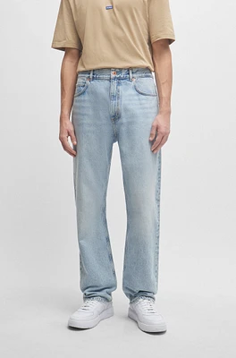 Baggy-fit jeans heavyweight cotton denim