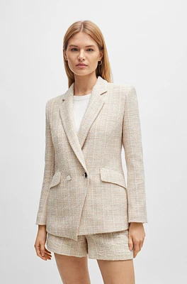 Regular-fit jacket tweed