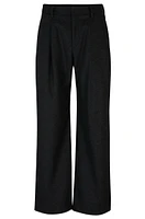 Relaxed-fit pants virgin wool