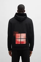 Hoodie with seasonal artwork