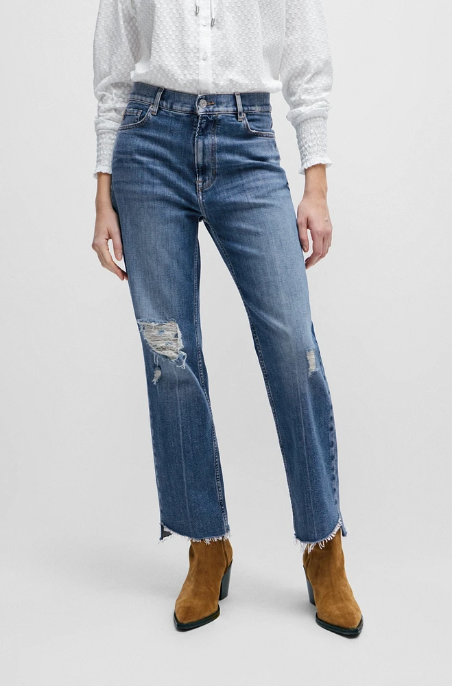 Slim-fit jeans blue stretch denim