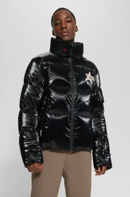 BOSS x Perfect Moment down-filled ski jacket with branding