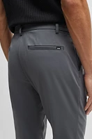 Slim-fit trousers performance-stretch jersey