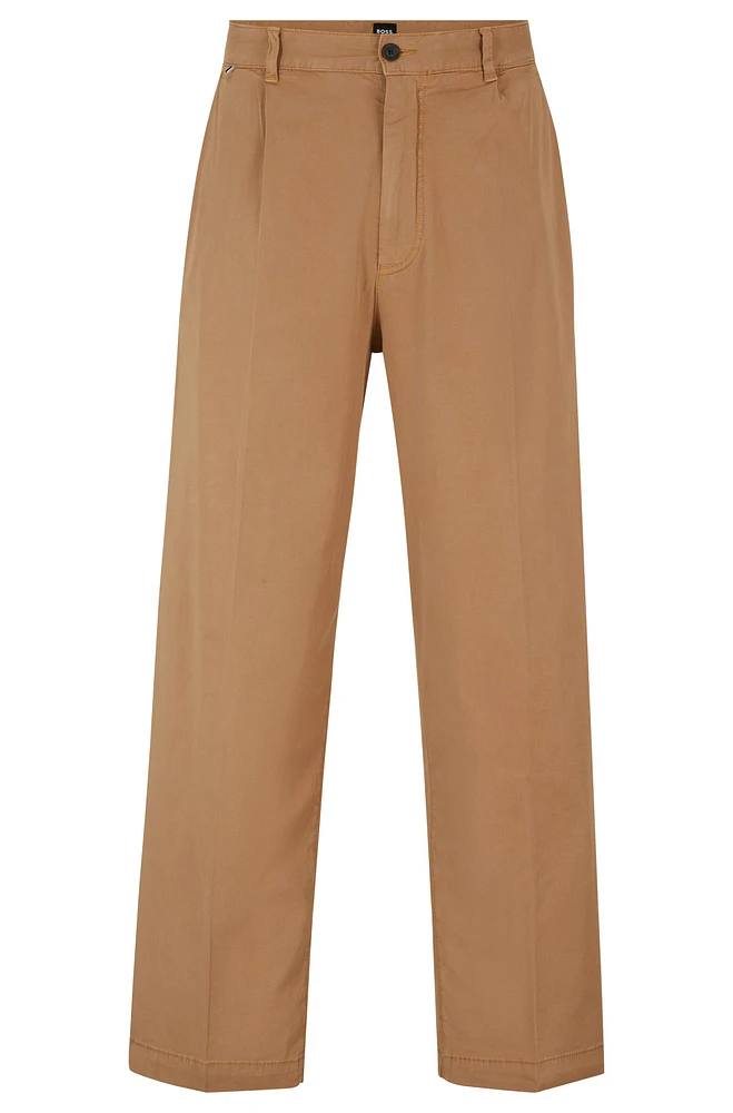 Pantalones de pinzas relaxed fit