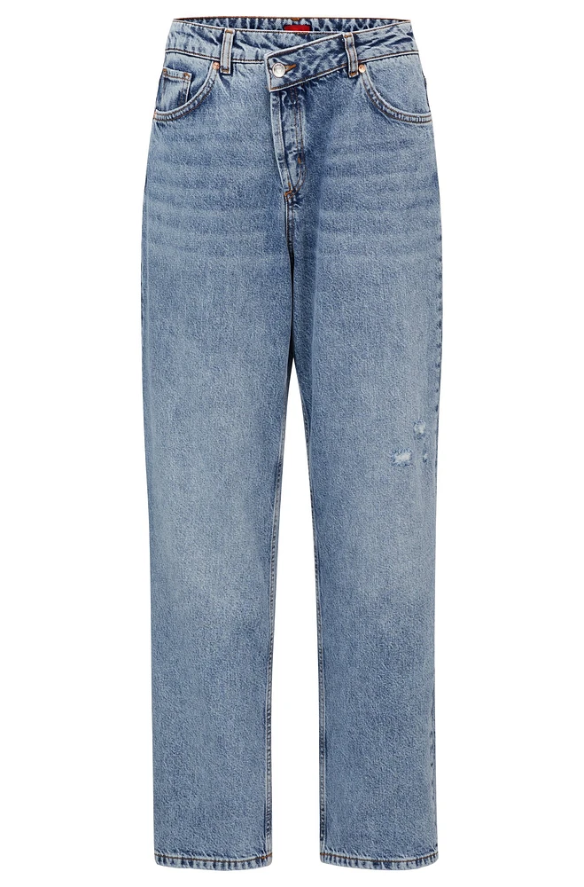 Relaxed-fit jeans quartz-blue denim