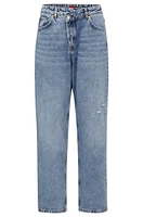 Relaxed-fit jeans quartz-blue denim