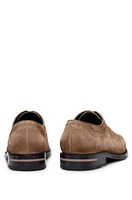 BOSS - Suede Derby shoes Beige