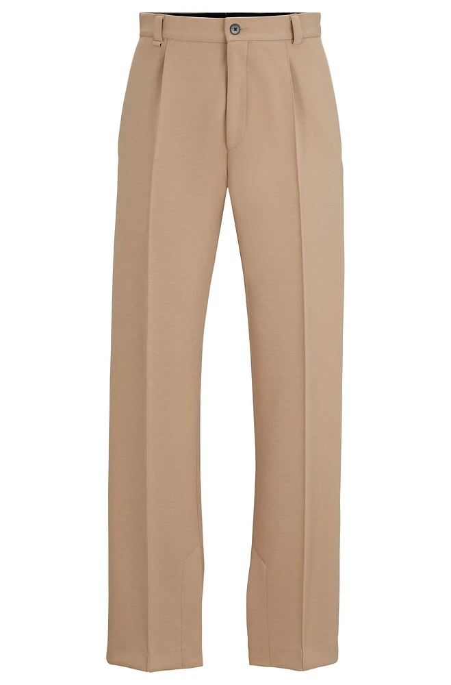 Modern-fit trousers performance-stretch jersey