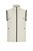 BOSS - Water-repellent gilet with quilting White