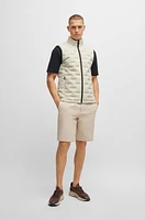 BOSS - Water-repellent gilet with quilting White