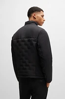 Water-repellent down jacket printed-bonding fabric