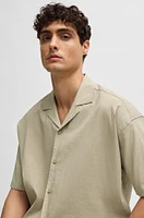 Relaxed-fit shirt a linen blend