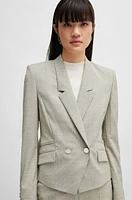 Regular-fit jacket virgin wool